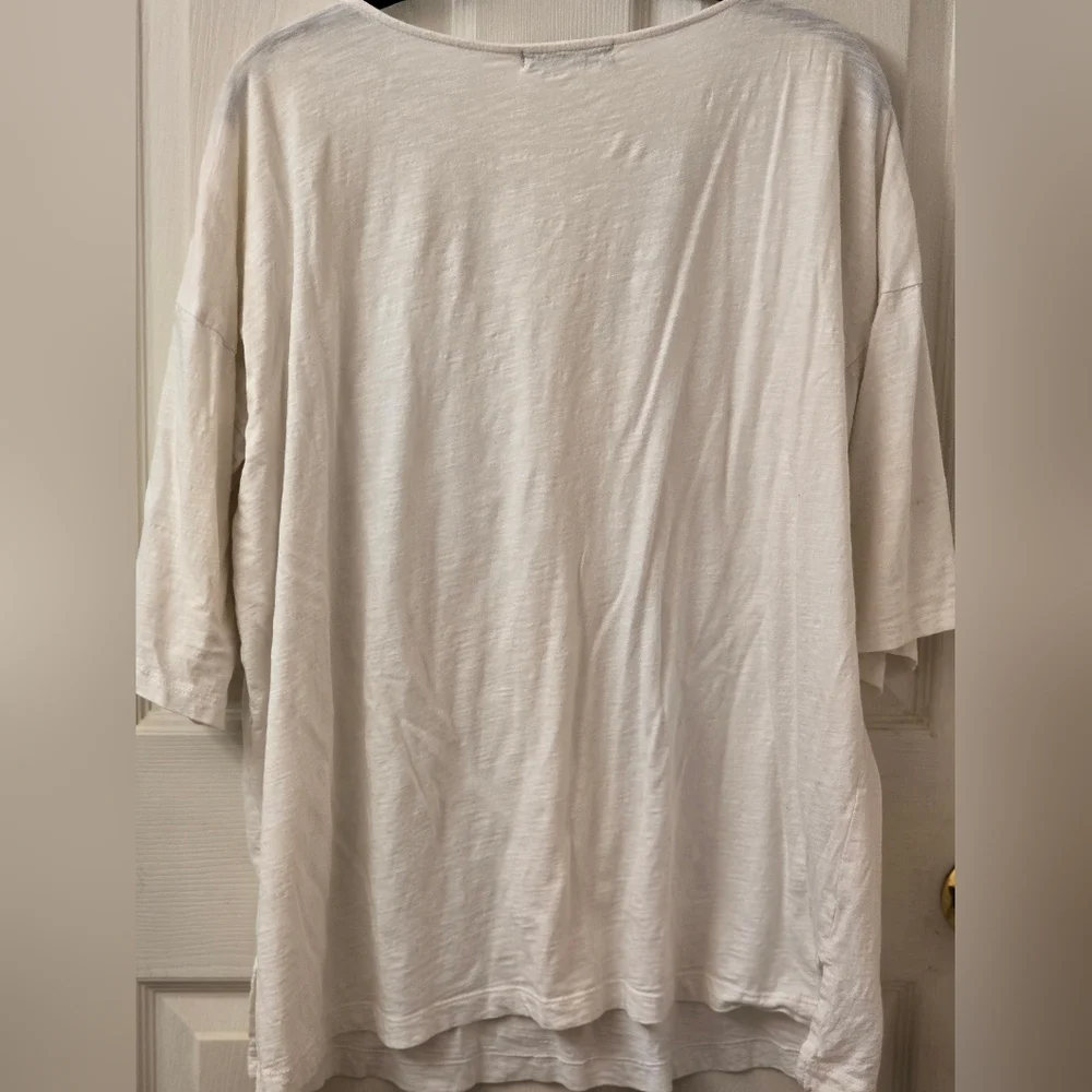 Ralph Lauren White Embroidered Top XXL - Picture 4 of 5